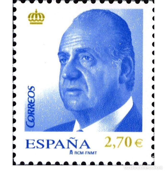 Sellos: Edifil 4460 MNH SIN FIJASELLOS sello Espa&ntilde;a 2009 Serie Basica Don Juan Carlos I