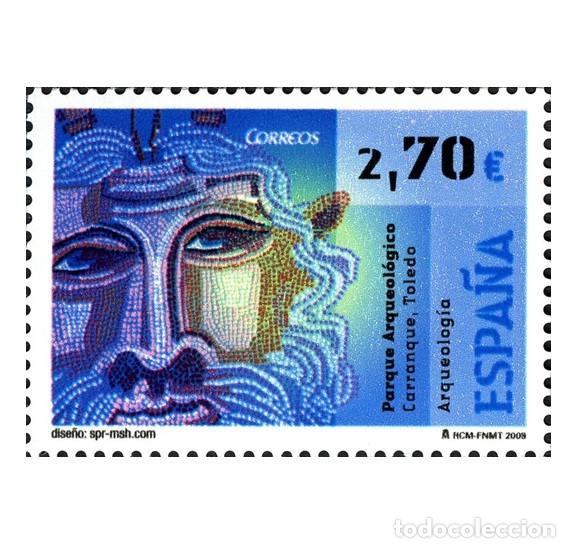 Sellos: Edifil 4471 MNH SIN FIJASELLOS sello Espa&ntilde;a 2009 Parque Arqueologico de Carranque