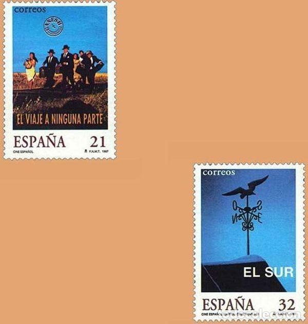 Sellos: Espa&ntilde;a 1997 Edifil 3472/3 Sellos ** Cine Espa&ntilde;ol Directores &rdquo;El viaje a ninguna parte&rdquo; Fernando F. G