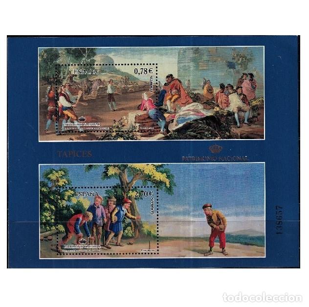 Sellos: Edifil 4495 HB MNH SIN FIJASELLOS sello Espa&ntilde;a 2009 Tapices Patrimonio Nacional