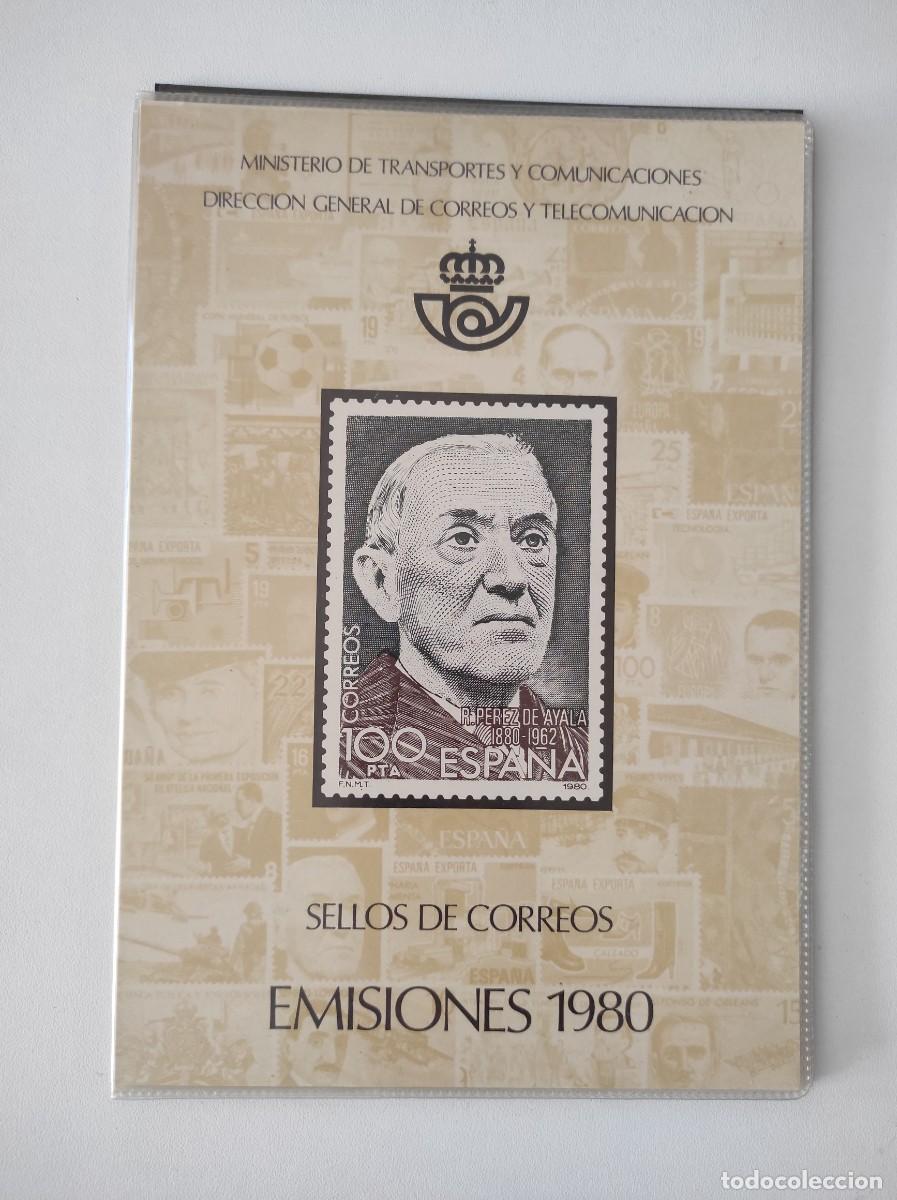 Briefmarken: LIBRO DE CORREOS A&Ntilde;O 1980 COMPLETO CON SELLOS IMPECABLE