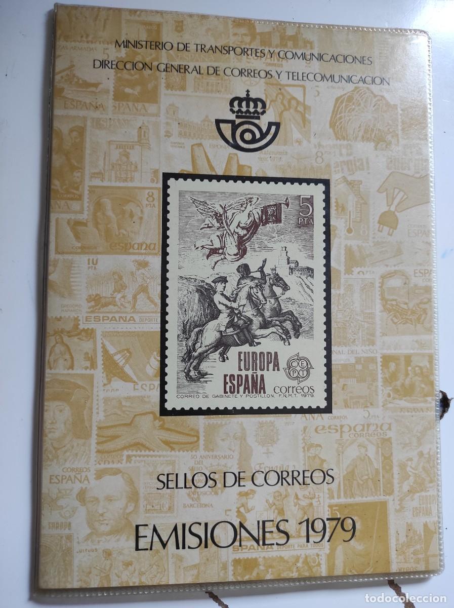 Timbres: LIBRO DE CORREOS A&Ntilde;O 1979 COMPLETO CON SELLOS IMPECABLE