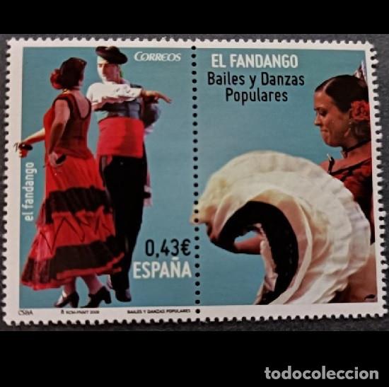 Sellos: Edifil 4502 MNH SIN FIJASELLOS sello Danzas Populares El Fandango Espa&ntilde;a 2009