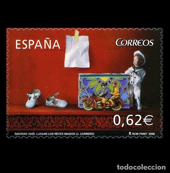 Sellos: Edifil 4521 MNH SIN FIJASELLOS sello Espa&ntilde;a 2009 Llegan los Reyes Magos Navidad