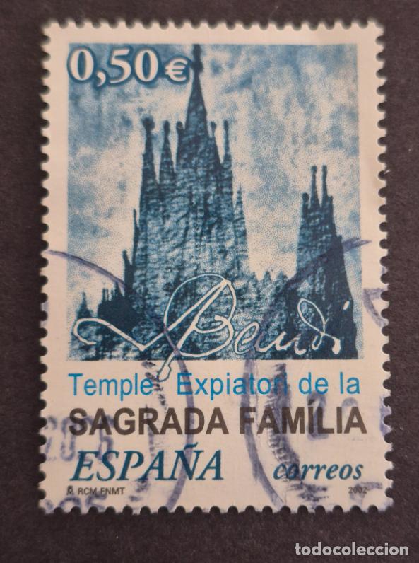 Sellos: Espa&ntilde;a 2002 - Templo exploratorio de la Sagrada Familia, 0,50&euro; (Edifil 3924 &ordm;)