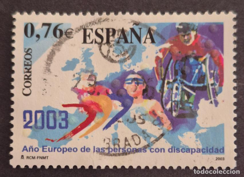 Sellos: Espa&ntilde;a 2003 - A&ntilde;o europeo de las personas con discapacidad, 0.76&euro; (Edifil 3985 &ordm;)