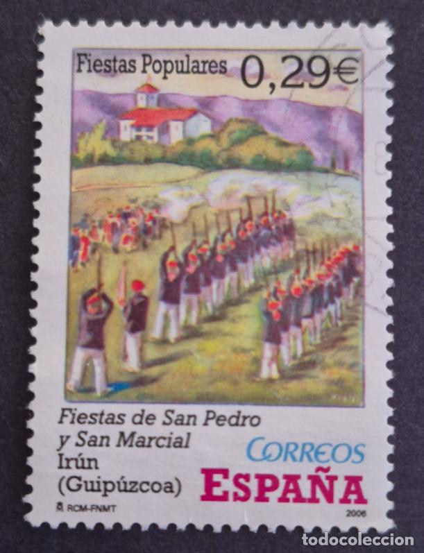 Sellos: Espa&ntilde;a 2006 - Fiestas populares, fiestas de San Pedro y San Marcial de Ir&uacute;n, 0.29&euro; (Edifil 4242 &ordm;)