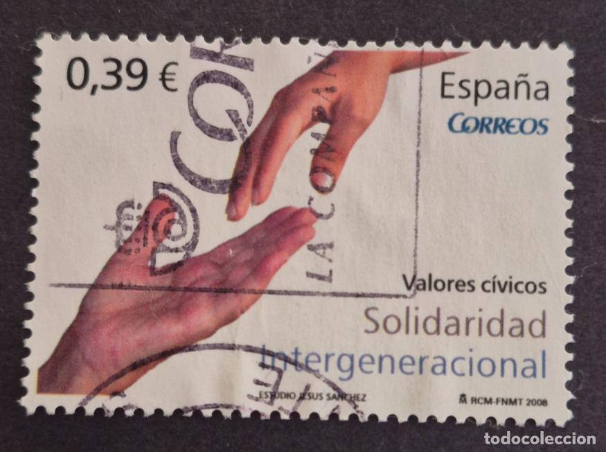 Sellos: Espa&ntilde;a 2008 - Valores c&iacute;vicos, 0.39&euro; (Edifil 4393 &ordm;)