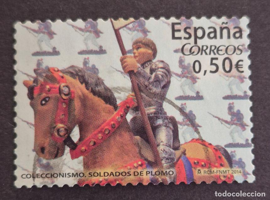 Sellos: Espa&ntilde;a 2014 - Coleccionismo, soldados de plomo, 0.50&euro; (Edifil 4860 &ordm;)