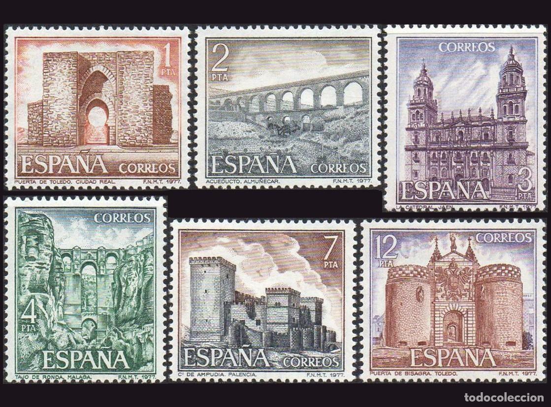 Sellos: 6v Espa&ntilde;a, 1977 | Turismo (XI) / Tourism | Ed: 2417/22, Yv: 2063/8, Mi: 2310/5 MNH **