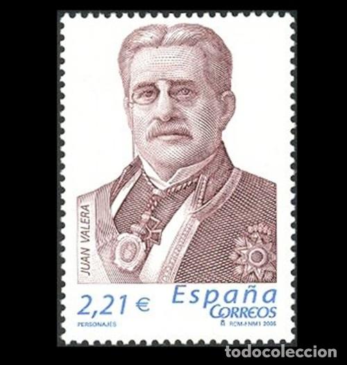 Sellos: Edifil 4160 MNH SIN FIJASELLOS sello Espa&ntilde;a 2005 Juan Valera Personajes