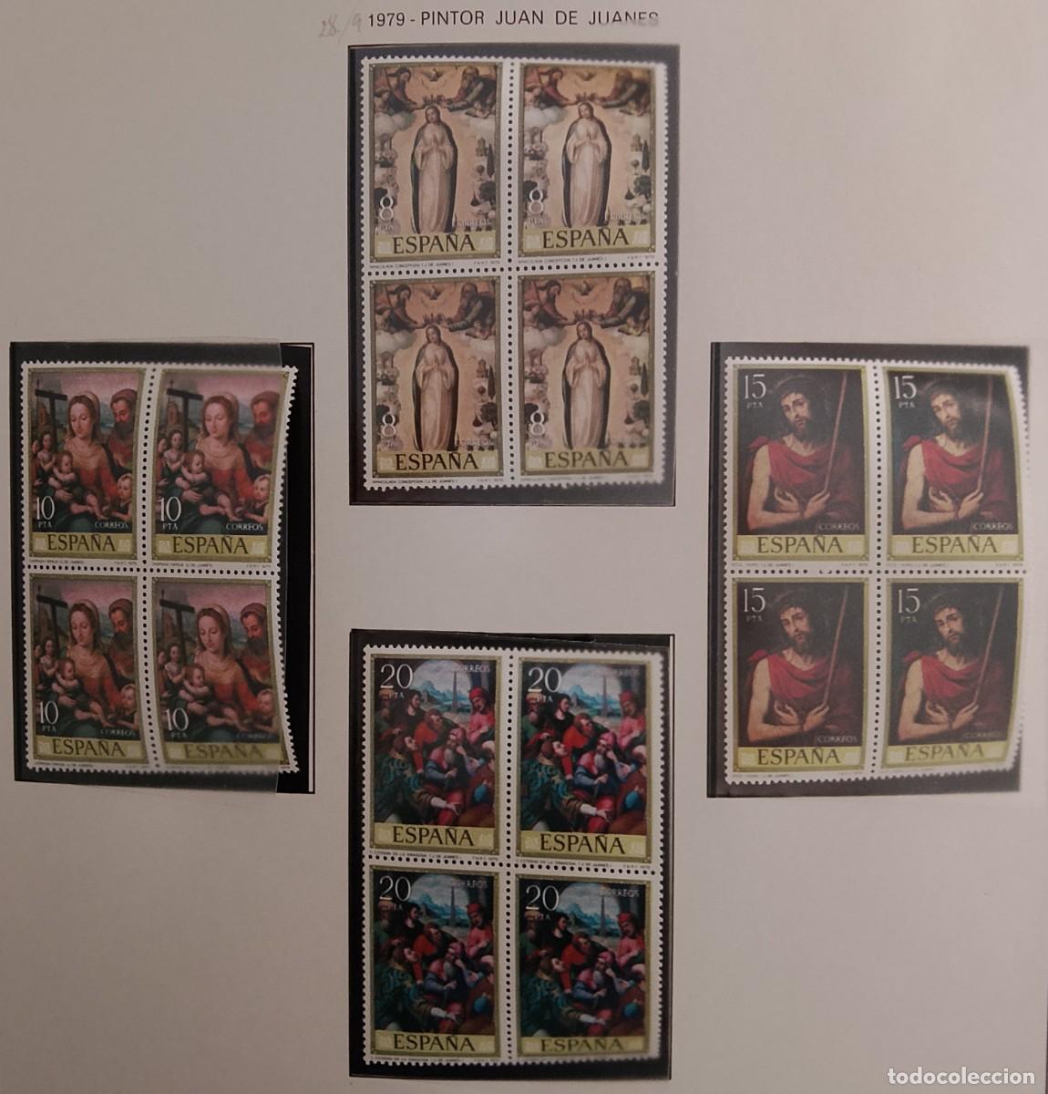 Timbres: Sellos en bloque de 4. Edifil 2537/42. Pintor Juan de Juanes. A&ntilde;o 1979.