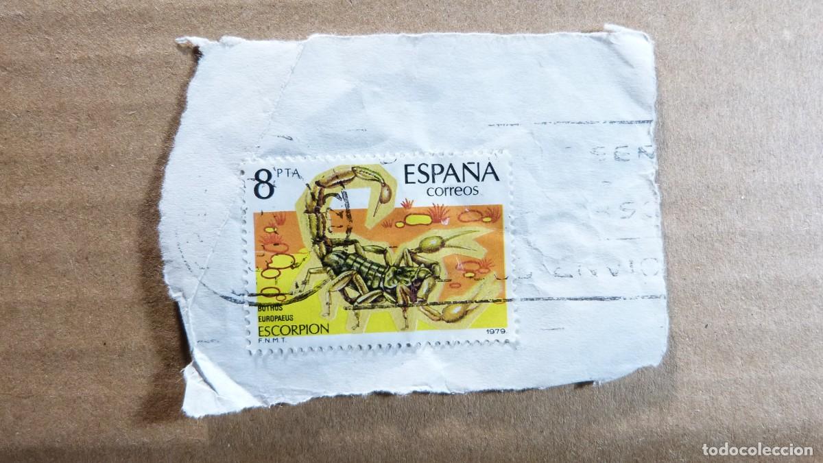 Sellos: Sello Espa&ntilde;a Escorpion 8 pesetas