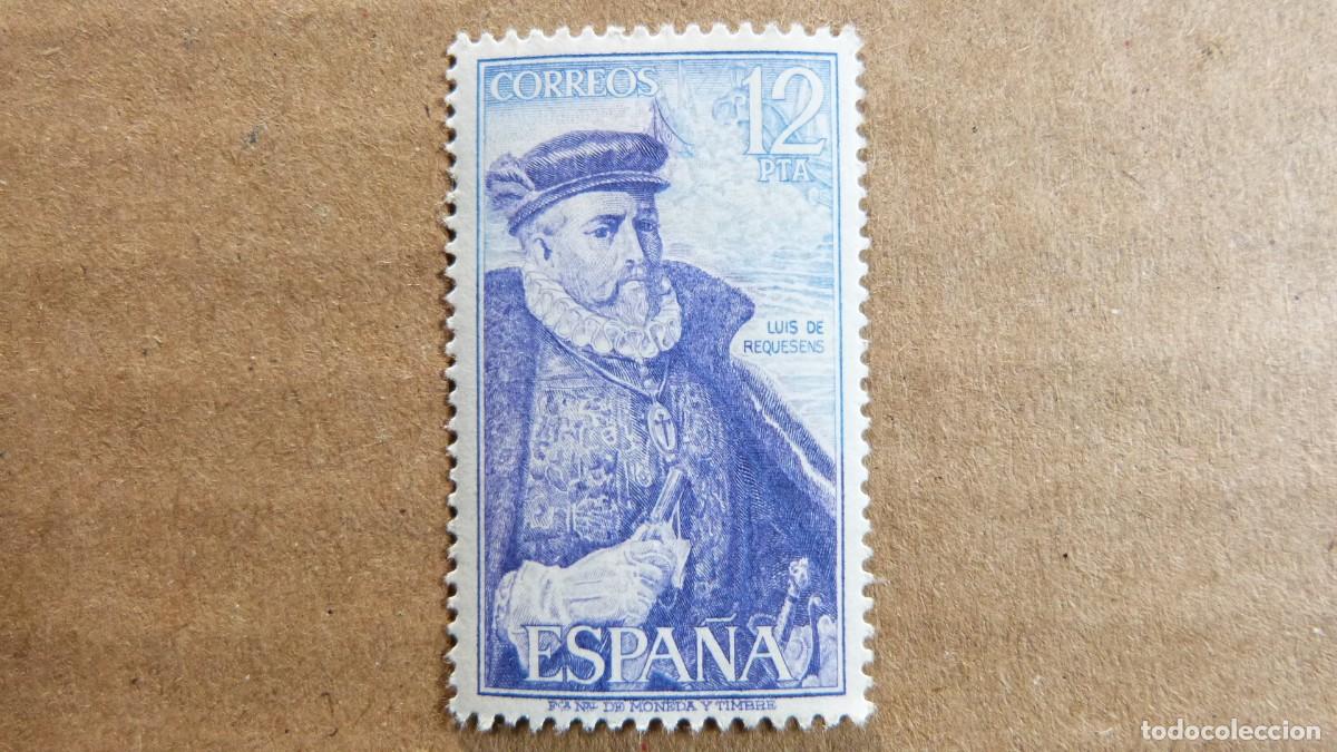 Sellos: Sello Espa&ntilde;a Luis de Requesens 12 pesetas