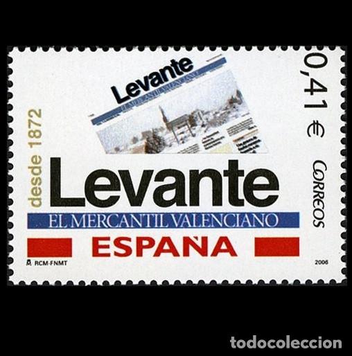 Sellos: Edifil 4231 MNH SIN FIJASELLOS sello de Espa&ntilde;a 2006 Diario de Levante