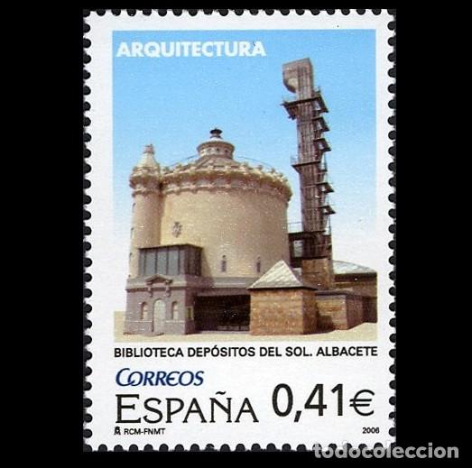Sellos: Edifil 4245 MNH SIN FIJASELLOS sello de Espa&ntilde;a 2006 Biblioteca del Sol Albacete