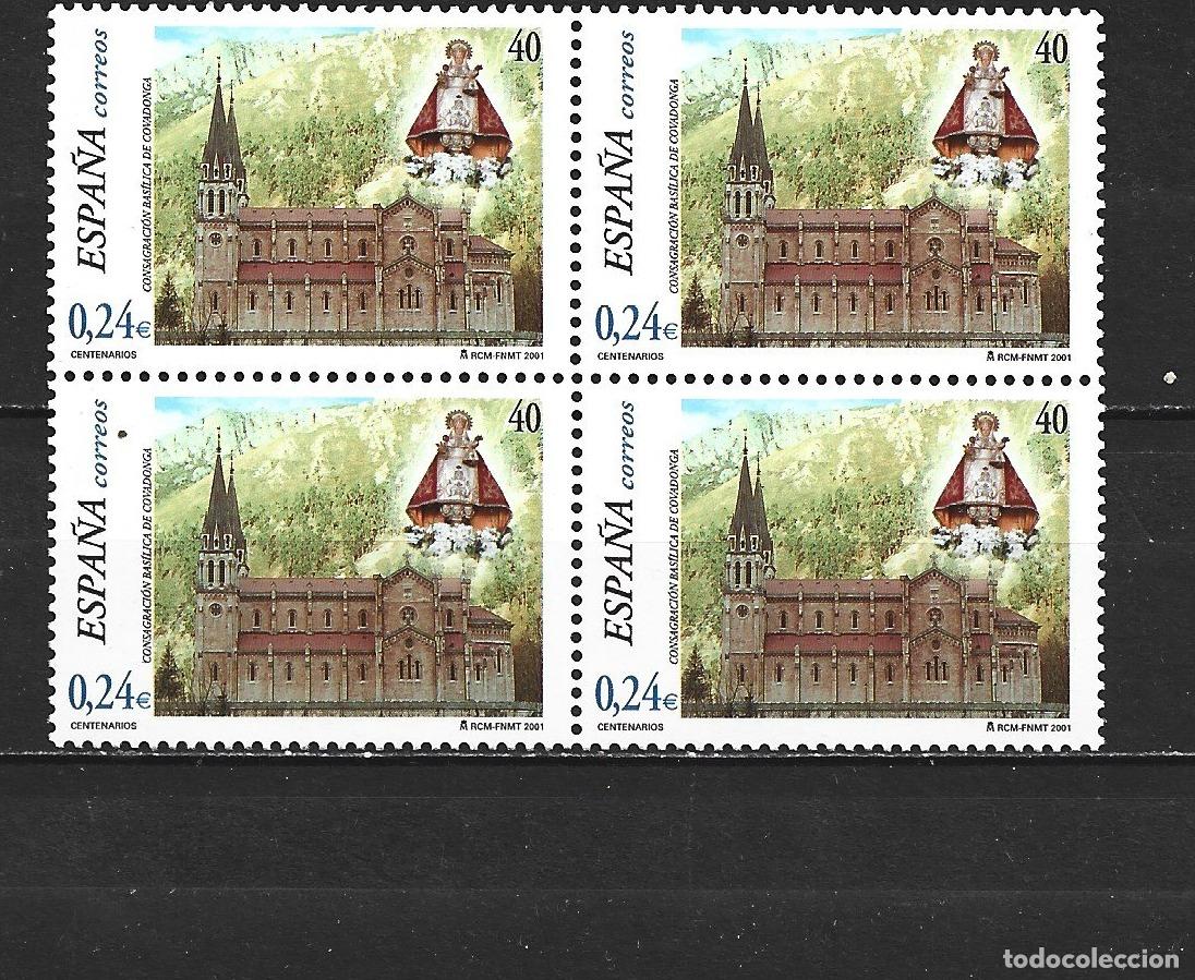Sellos: ESPA&Ntilde;A EDIFIL NUM. 3817 ** SERIE COMPLETA SIN FIJASELLOS EN BLOQUE DE 4