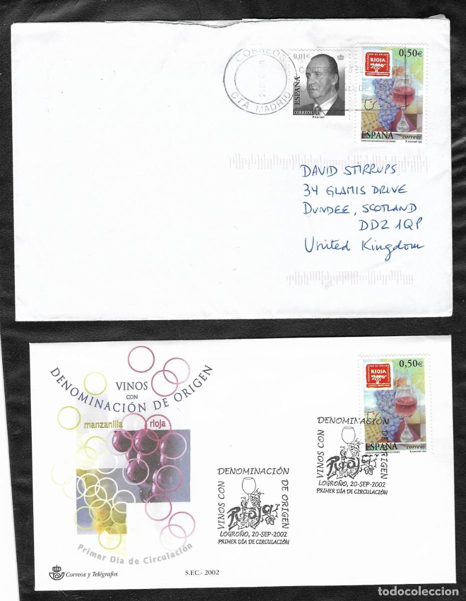 Sellos: SPD Denominaci&oacute;n de Origen Rioja- Logro&ntilde;o 2002