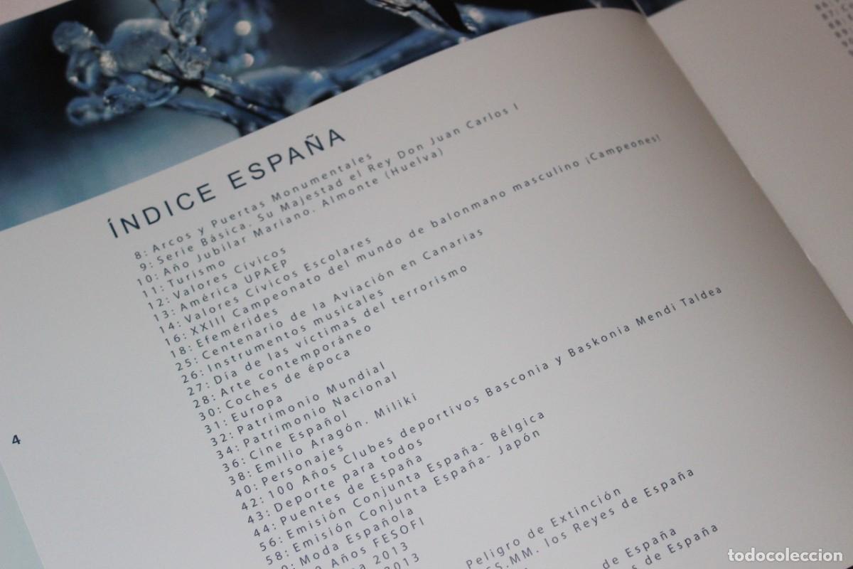 Sellos: &Aacute;lbum oficial Correos Espa&ntilde;a &ndash; &ldquo;Valores en el Tiempo 2013&rdquo;, edici&oacute;n completa Espa&ntilde;a y Andorra.