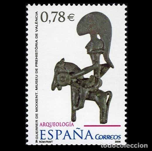 Sellos: Edifil 4252 MNH SIN FIJASELLOS sello de Espa&ntilde;a 2006 Guerrer de Moixent Museo Valencia