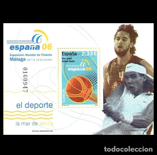 Sellos: Edifil 4273 MNH SIN FIJASELLOS sello de Espa&ntilde;a 2006 Exposicion Mundial Filatelia Malaga