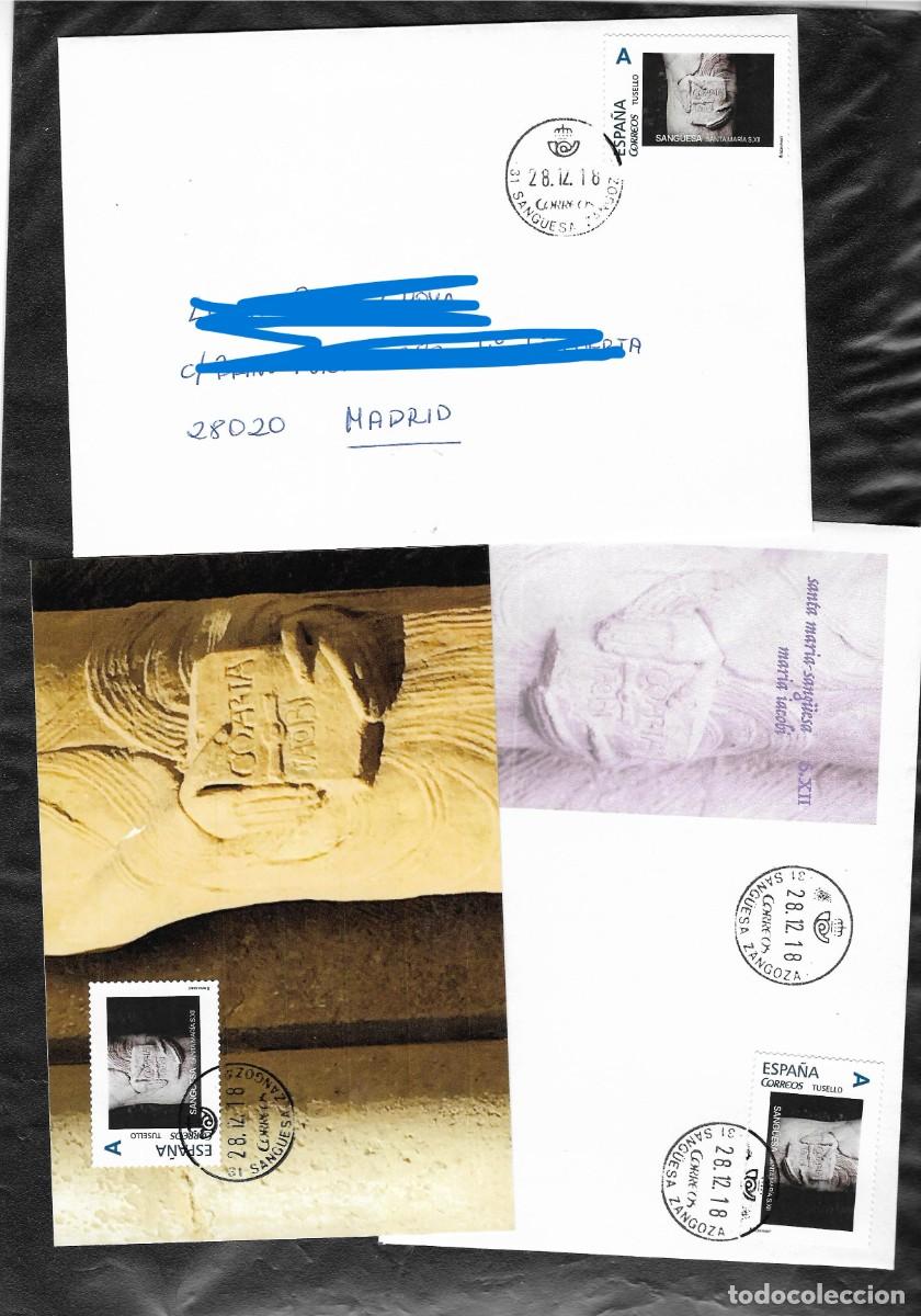 Sellos: Tu sello, SPD carta. Sang&uuml;esa Navarra. 2018