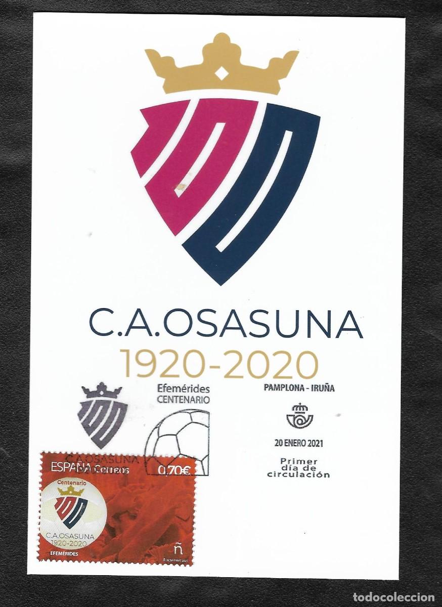 Sellos: Tarjeta Postal Osasuna SPD. 2021