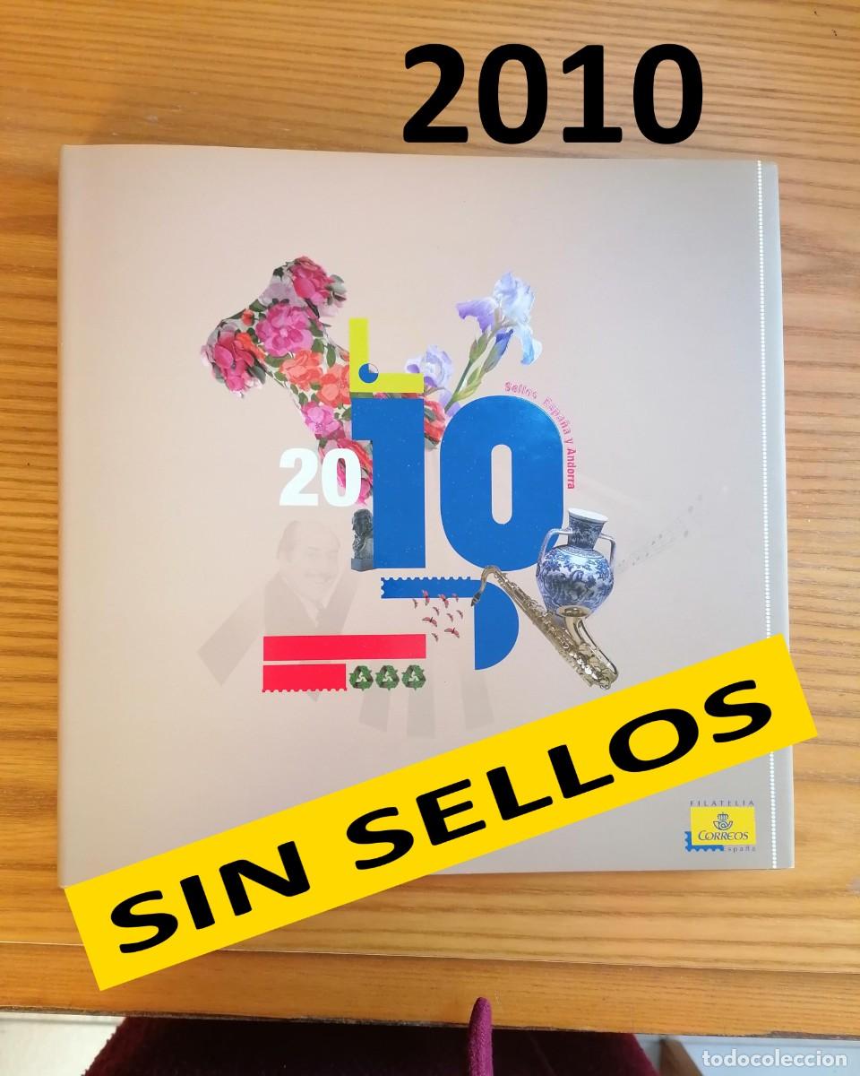 Sellos: VALORES EN EL TIEMPO. LIBRO DE CORREOS A&Ntilde;O 2010. SIN SELLOS