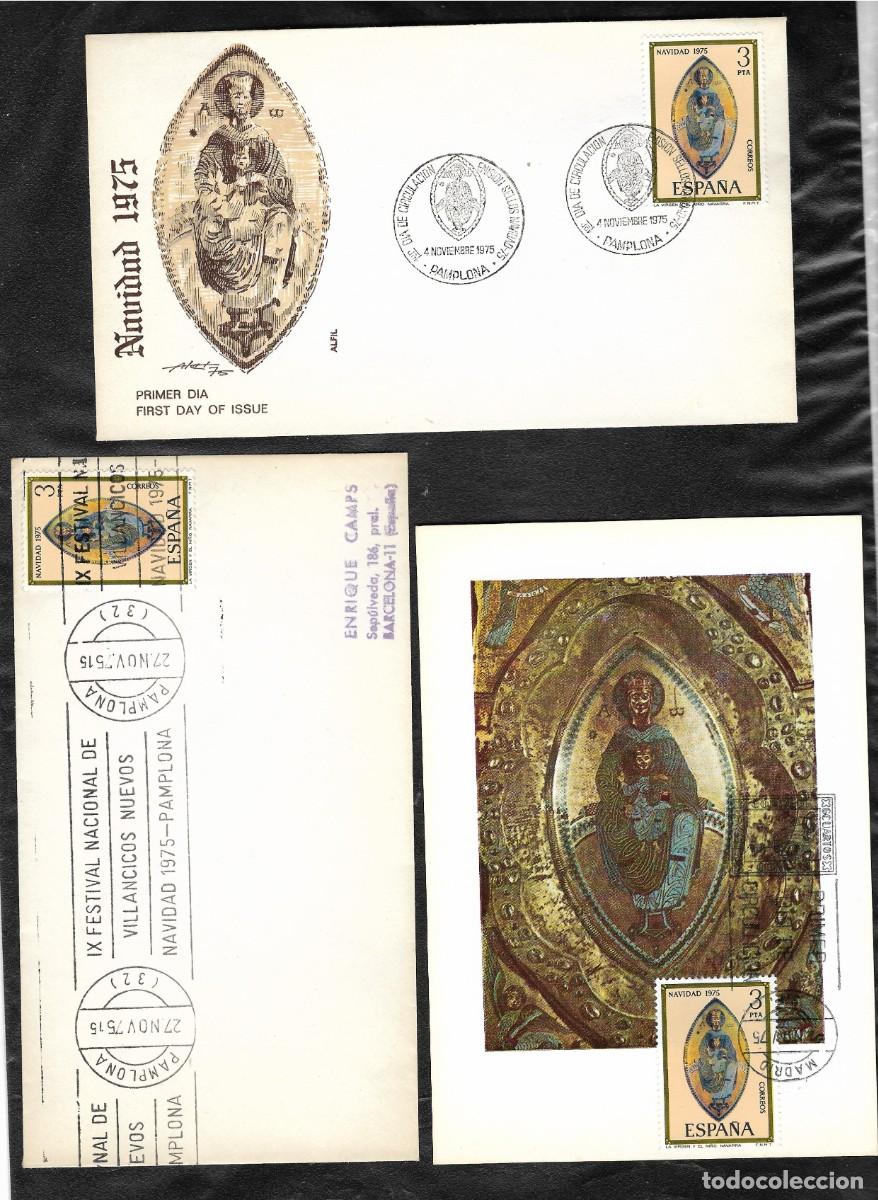 Sellos: SPD Carta, tarjeta, Aralar - Navarra. 1975