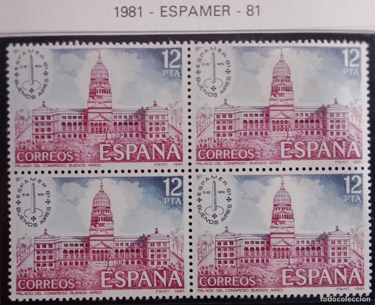 Timbres: Sellos en bloque de 4. Edifil 2632. D&iacute;a Mundial de la Alimentaci&oacute;n. A&ntilde;o 1981.