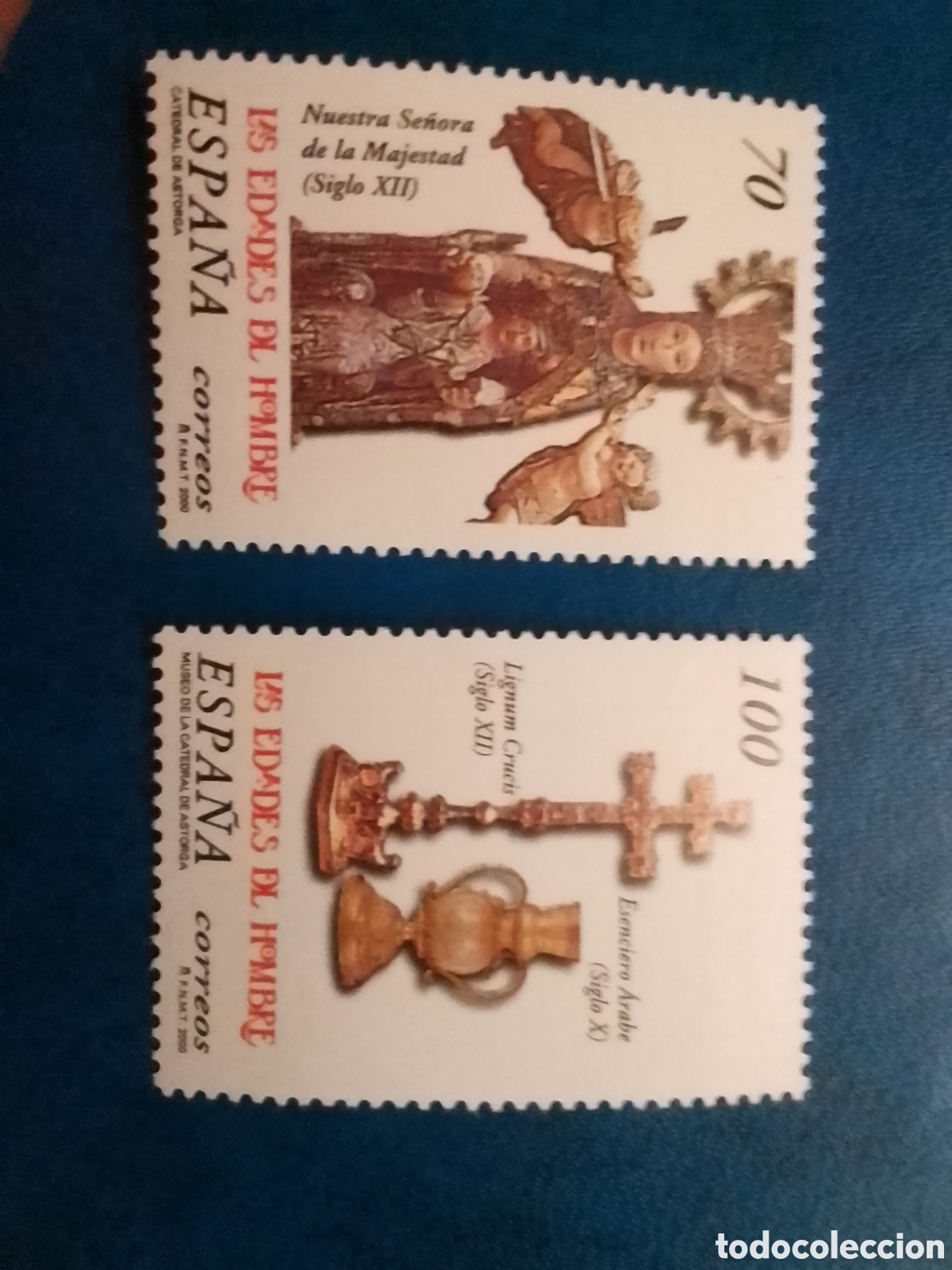Sellos: Edades del Hombre (edifil 3700-01)