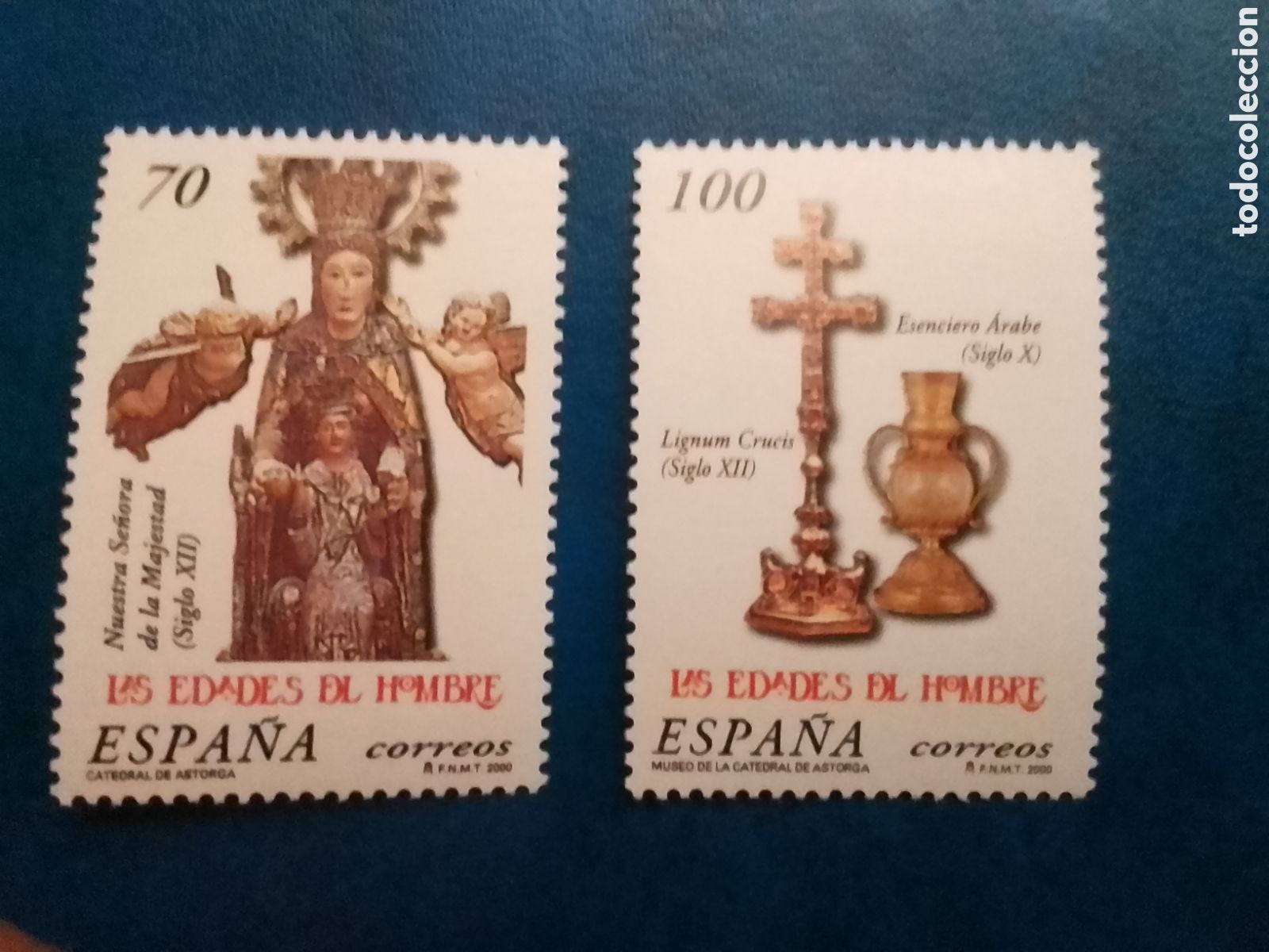 Sellos: Edades del Hombre (edifil 3700-01)