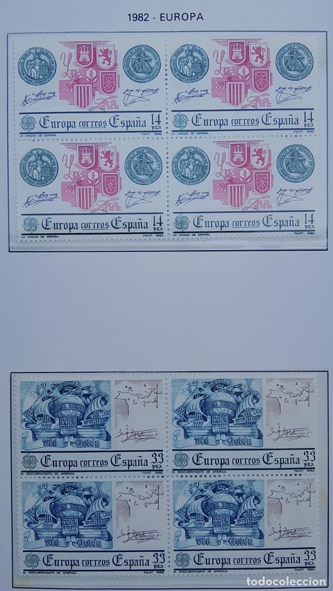 Francobolli: Sellos en bloque de 4. Edifil 2657/58. Europa (XXIII Serie). A&ntilde;o 1982.