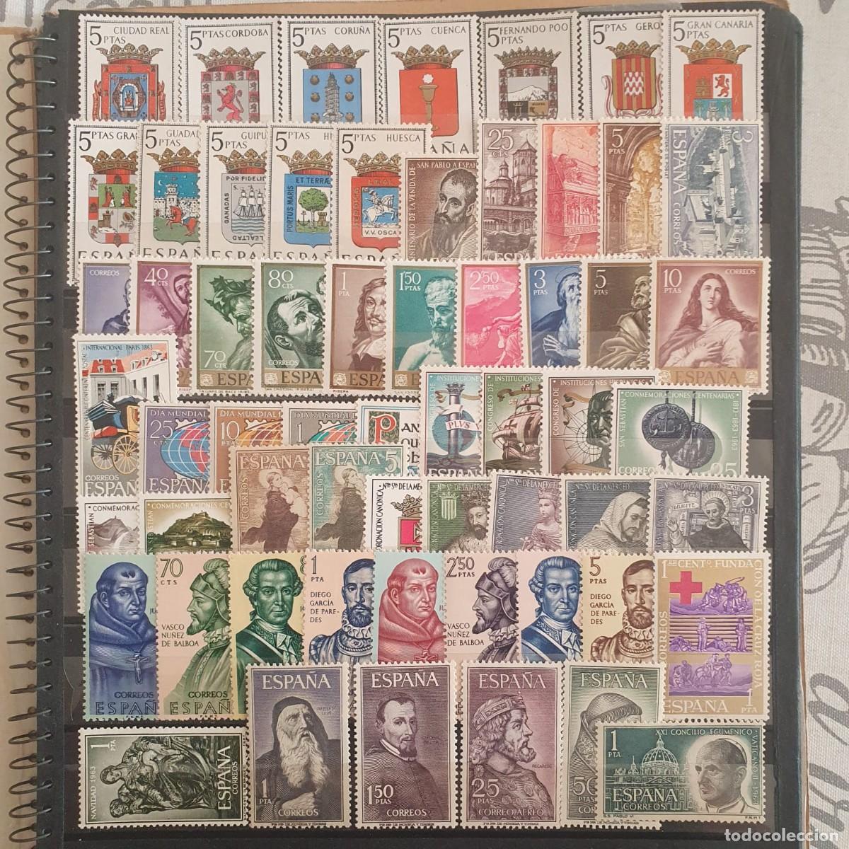 Briefmarken: A&Ntilde;O COMPLETO ESPA&Ntilde;A 1963 EDIFIL 1481 ** A 1540 **