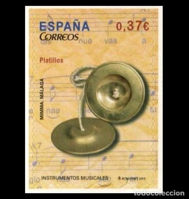 Sellos: Edifil 4784 MNH SIN FIJA SELLO Espa&ntilde;a 2013 Instrumentos Musicales Platillos