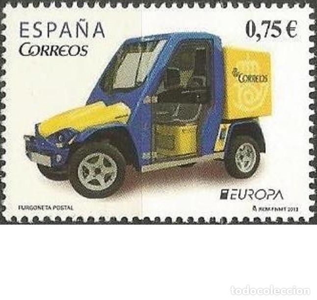 Sellos: Edifil 4791 MNH SIN FIJA SELLO Espa&ntilde;a 2013 Europa Furgoneta Postal