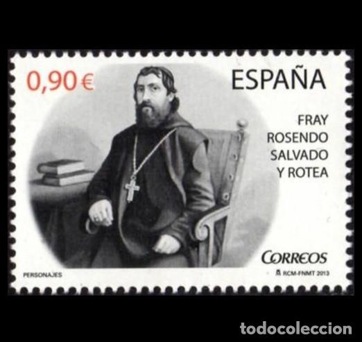 Sellos: Edifil 4808 MNH SIN FIJA SELLO Espa&ntilde;a 2013 Fray Rosendo Salvado y Rotea Misionero Abad y Obispo