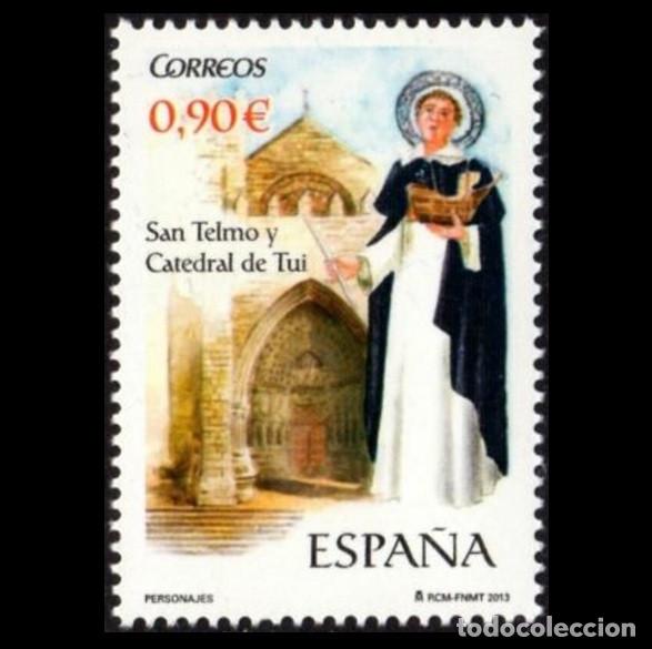 Sellos: Edifil 4809 MNH SIN FIJA SELLO Espa&ntilde;a 2013 San Telmo y la Catedral de Tuy