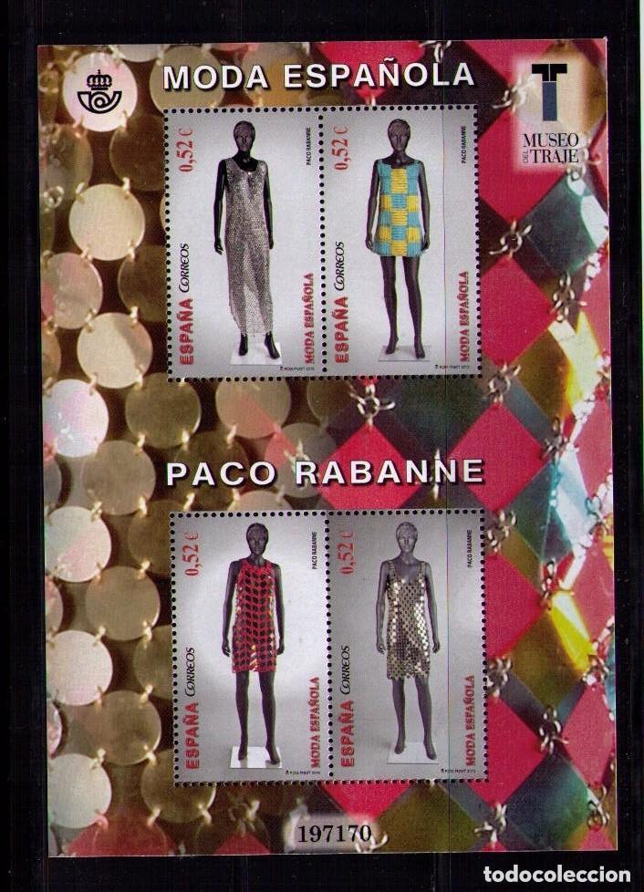 Sellos: Edifil 4813 MNH SIN FIJA SELLO Espa&ntilde;a 2013 Moda Espa&ntilde;ola modisto Paco Rabanne
