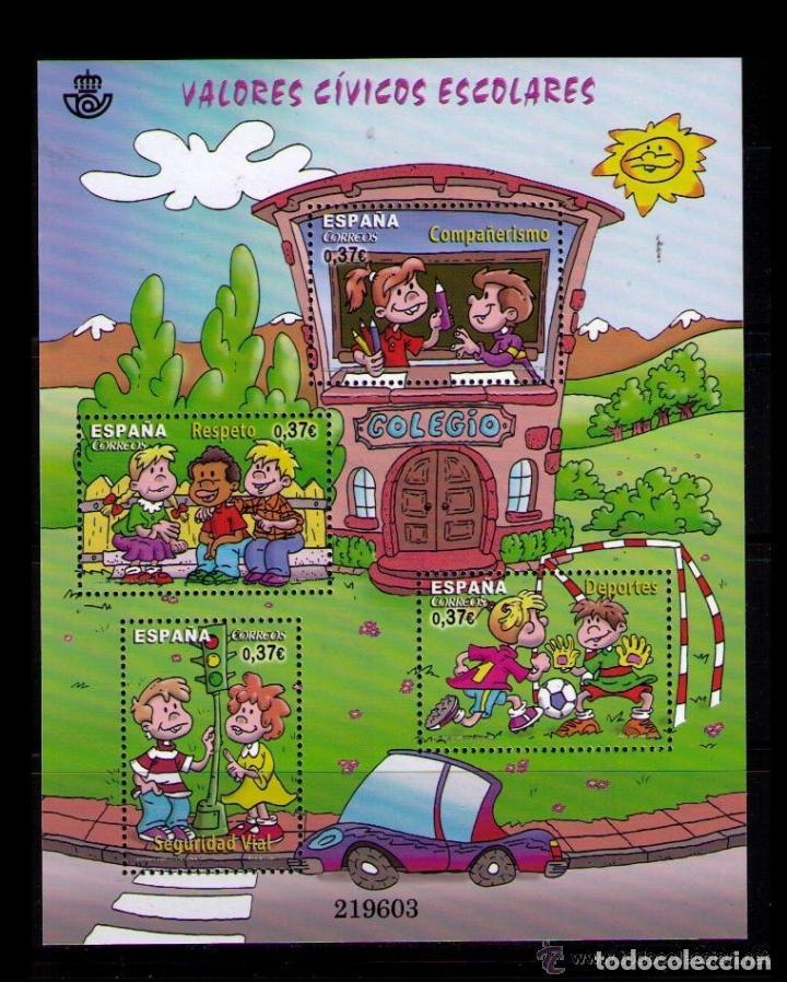 Sellos: Edifil 4814 MNH SIN FIJA SELLO Espa&ntilde;a 2013 Valores Civicos Escolares