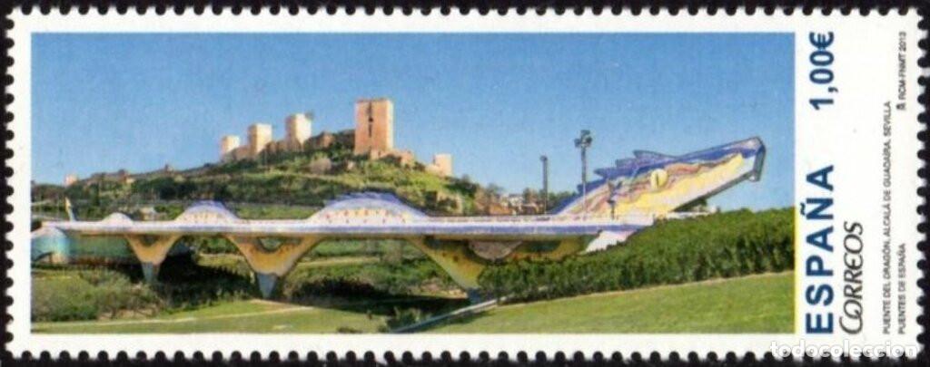 Sellos: Edifil 4816 MNH SIN FIJA SELLO Espa&ntilde;a 2013 Puente del Drag&oacute;n Alcal&aacute; de Guadaira Sevilla