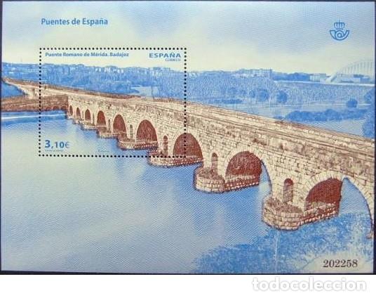 Sellos: Edifil 4819 MNH Puente Romano de Merida Badajoz SIN FIJA SELLO Espa&ntilde;a 2013