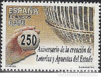 Sellos: Edifil 4821 MNH 250&ordm; Aniversario de Loterias y Apuestas del Estado SIN FIJA SELLO Espa&ntilde;a 2013