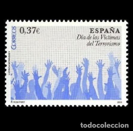 Sellos: Edifil 4807 MNH SIN FIJA SELLO Espa&ntilde;a 2013 Dia de las Victimas del Terrorismo
