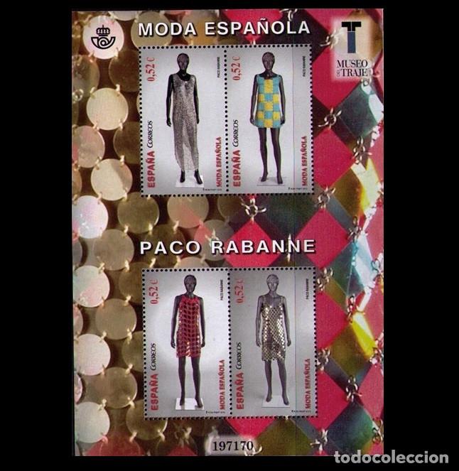 Stamps: Edifil 4813 MNH SIN FIJA SELLO Espa&ntilde;a 2013 Moda Espa&ntilde;ola modisto Paco Rabanne