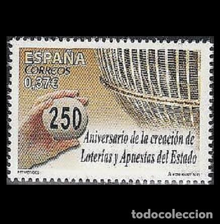 Sellos: Edifil 4821 MNH 250&ordm; Aniversario de Loterias y Apuestas del Estado SIN FIJA SELLO Espa&ntilde;a 2013
