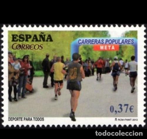 Sellos: Edifil 4832 MNH Deportes para todos carreras para todos SIN FIJA SELLO Espa&ntilde;a 2013