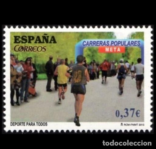Sellos: Edifil 4832 MNH Deportes para todos carreras para todos SIN FIJA SELLO Espa&ntilde;a 2013
