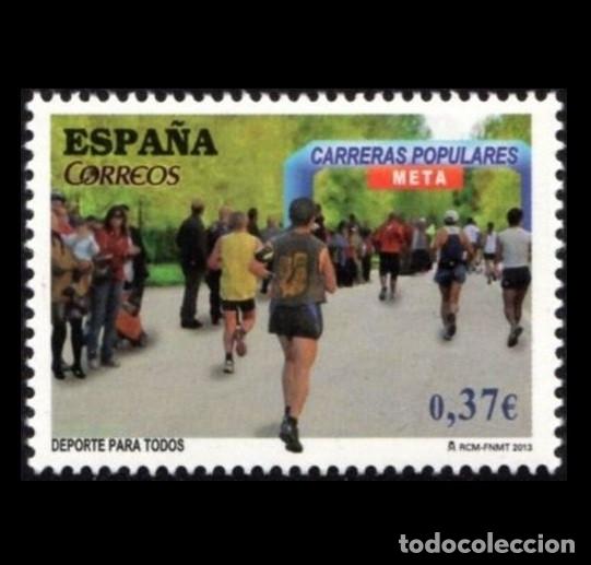 Sellos: Edifil 4832 MNH Deportes para todos carreras para todos SIN FIJA SELLO Espa&ntilde;a 2013