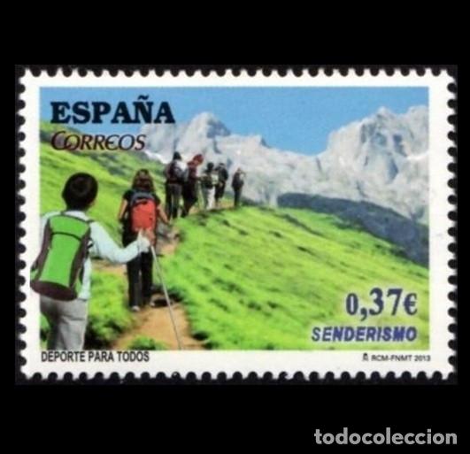Sellos: Edifil 4834 MNH Deportes para todos Senderismo SIN FIJA SELLO Espa&ntilde;a 2013